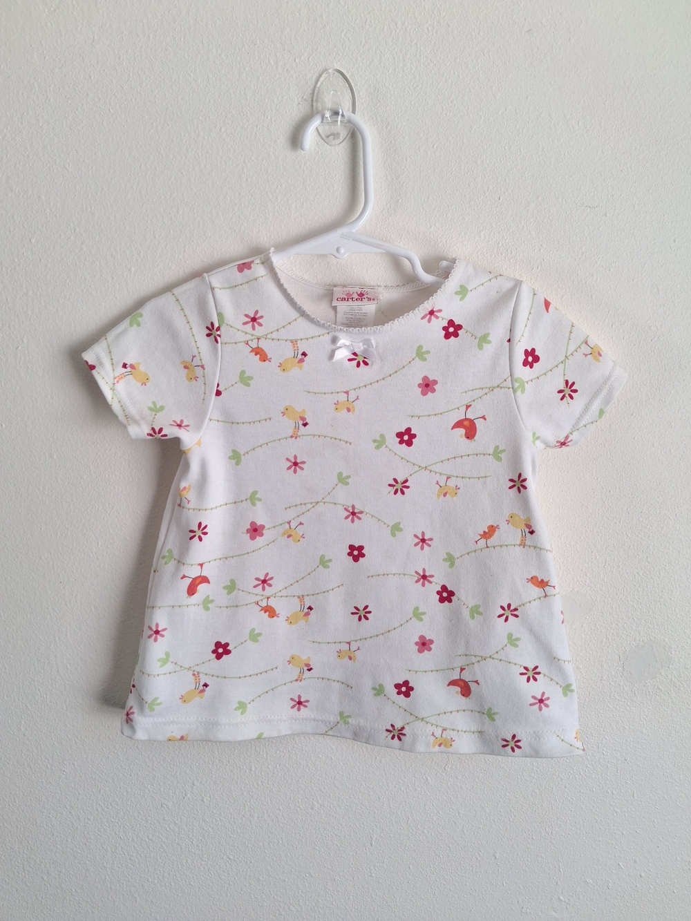 Vintage Carters Girl Flower Top 4T